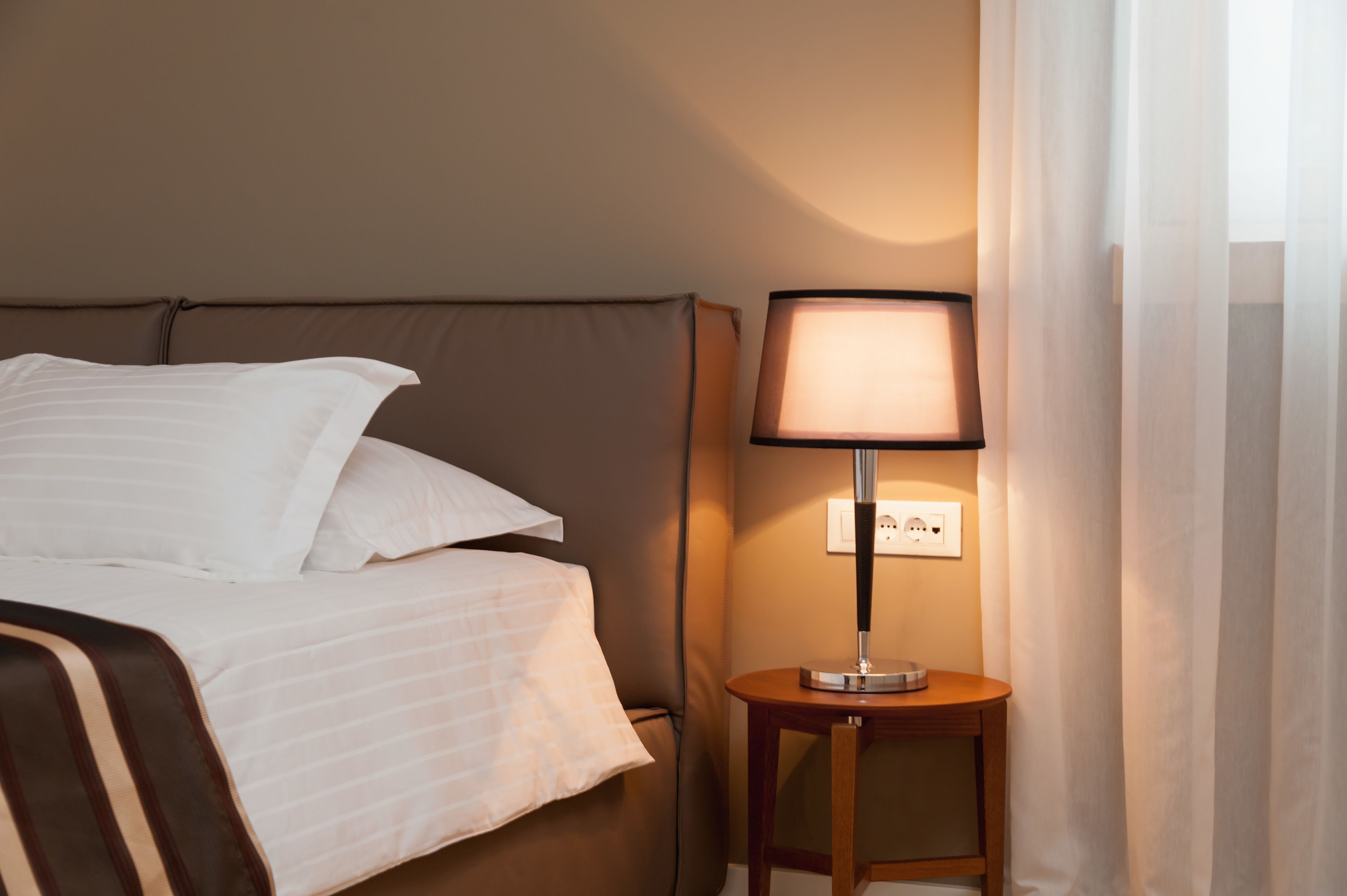 luxury two bedroom suite | premium bedding, in-room safe, desk, soundproofing