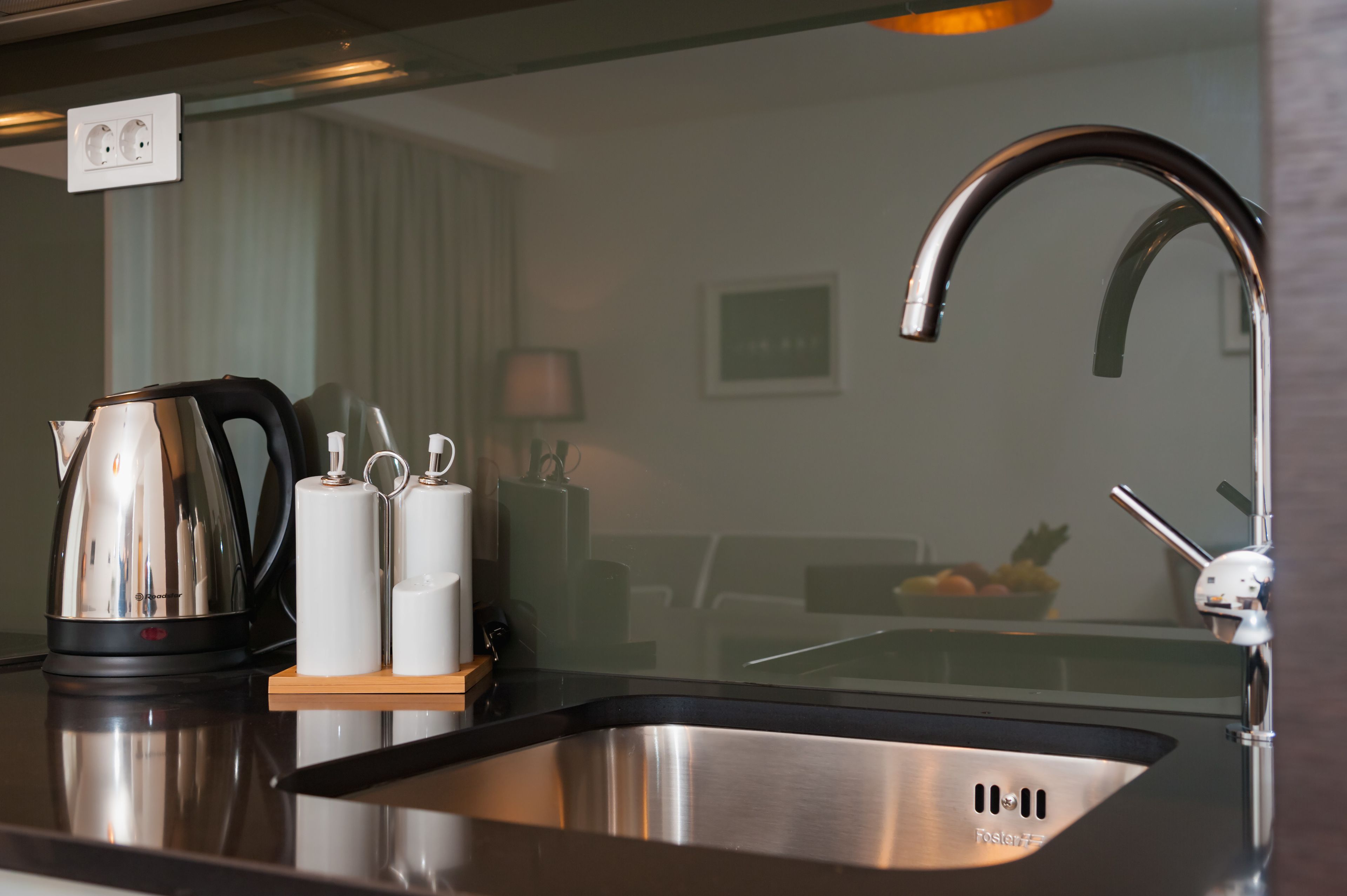 junior one bedroom suite | private kitchen | fridge, oven, stovetop, dishwasher