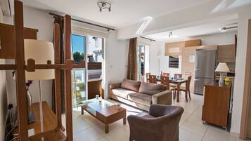 Villa, Private Pool | Living area | 40-inch LCD TV with satellite channels, TV, DVD player
