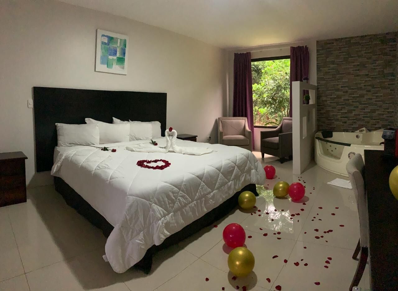 Suite | Living area | 21-inch LCD TV with cable channels, TV