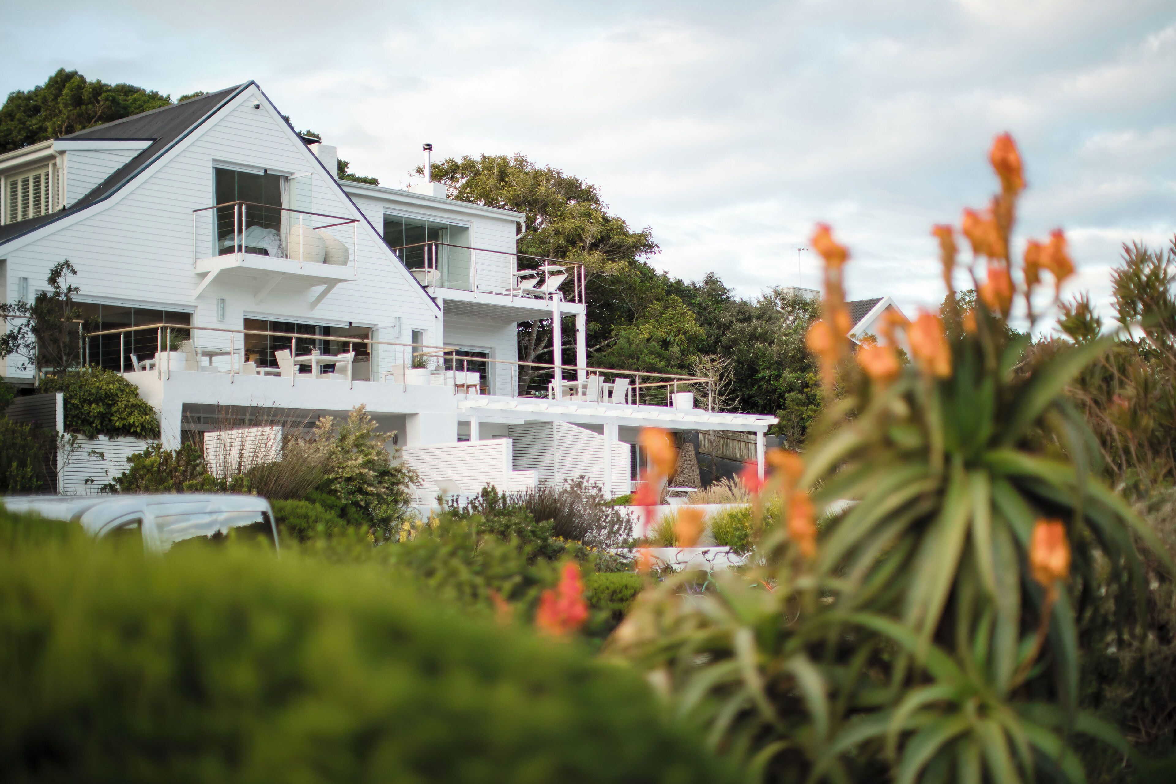 Overnatningsstedets facade