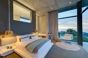 Ocean View Retreat | Sengetøy av topp kvalitet, minibar og wi-fi (inkludert)