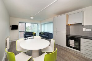 Down comforters, desk, laptop workspace, iron/ironing board - University Hall (Cork)