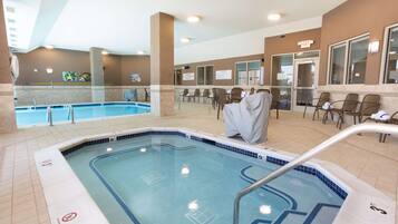 Indoor pool, outdoor pool