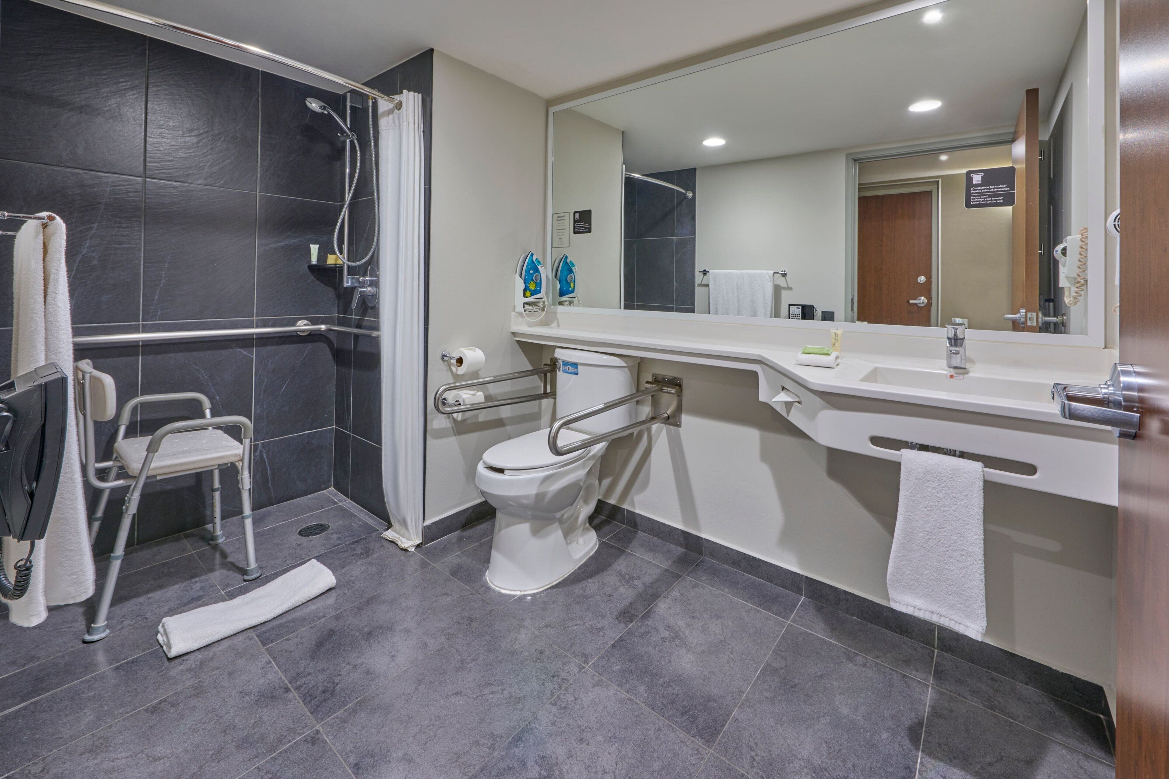 room, 1 queen bed, non smoking | bathroom | shower, free toiletries, hair dryer, towels