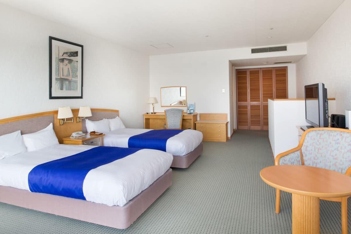 Standard Twin Room, 2 Double Beds, Non Smoking | Down duvets, cots/infant beds, free WiFi, bed sheets