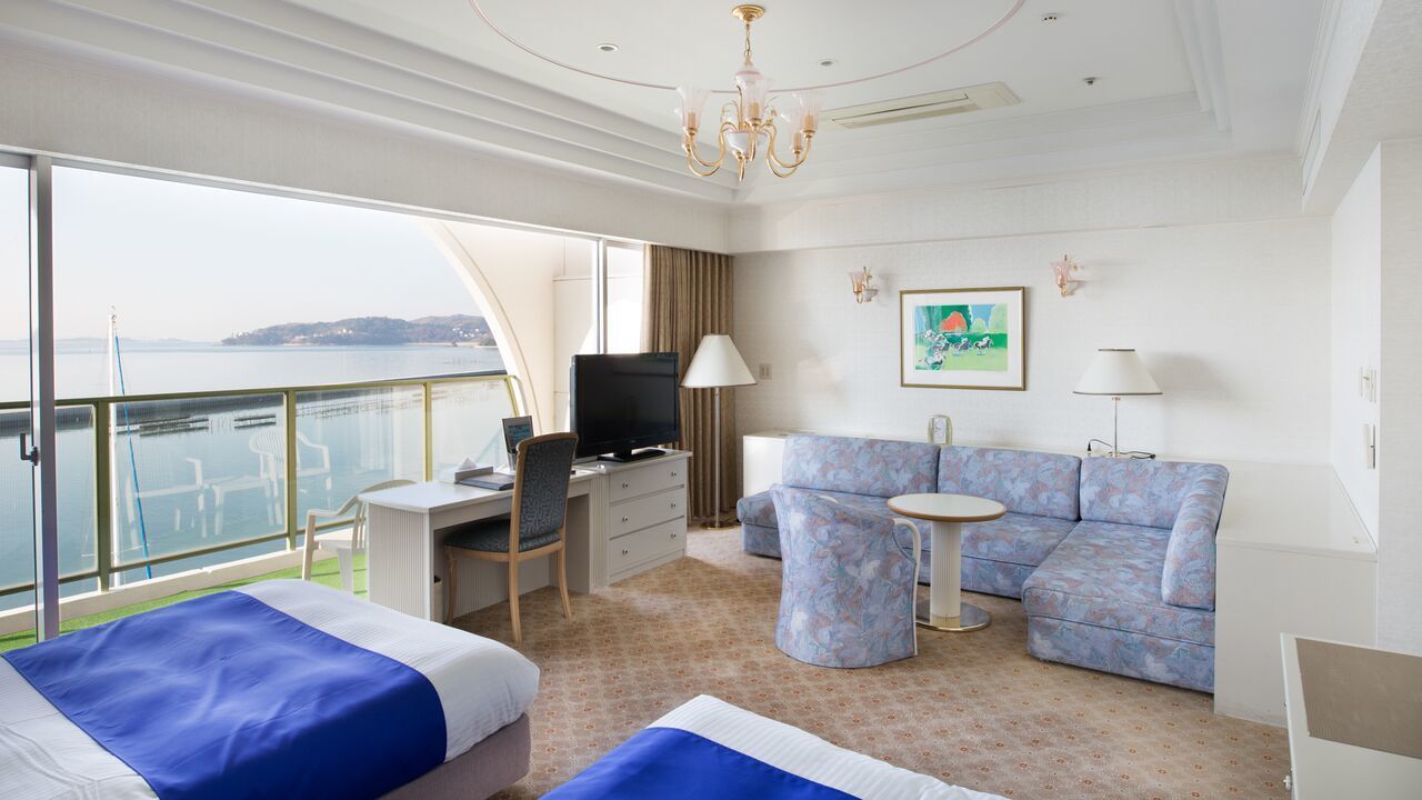 华丽双床房, 2 张双人床, 无烟房 | 羽绒被、婴儿床、免费 WiFi、床单