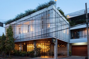 Façade de l’hébergement