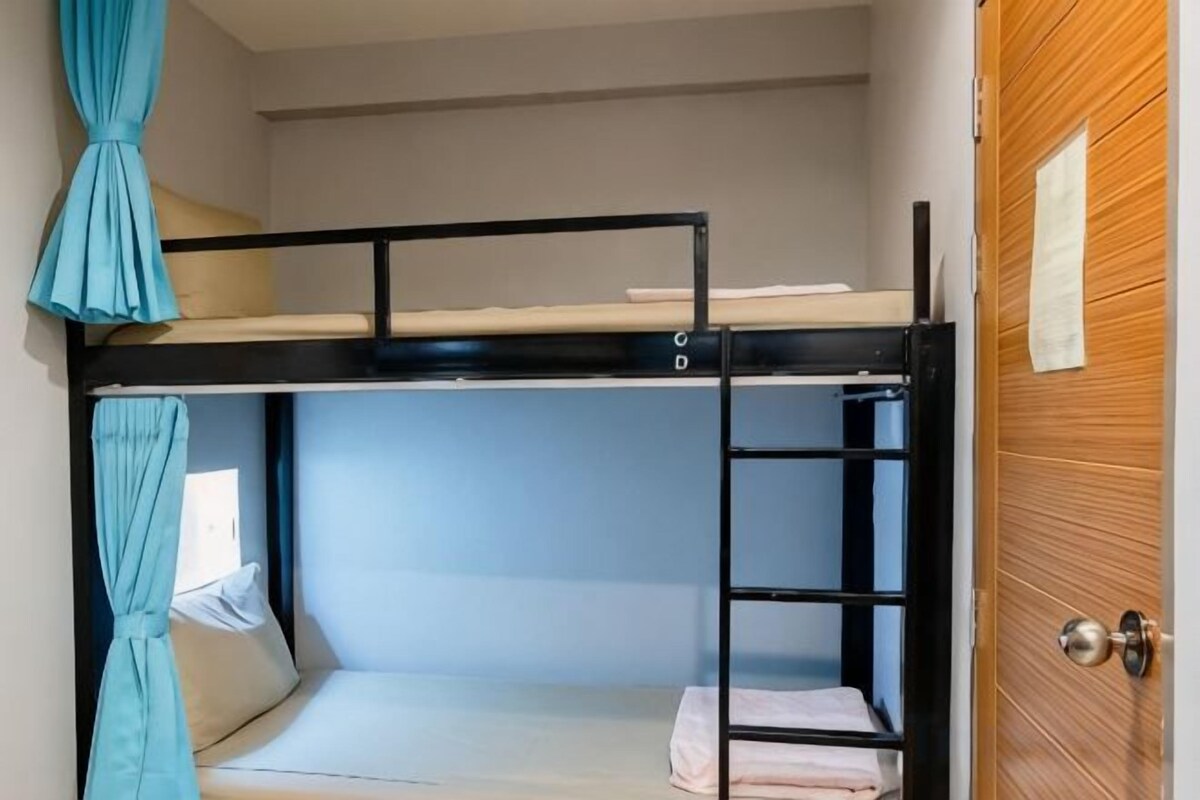 Blackout drapes, iron/ironing board (on request), WiFi (free)