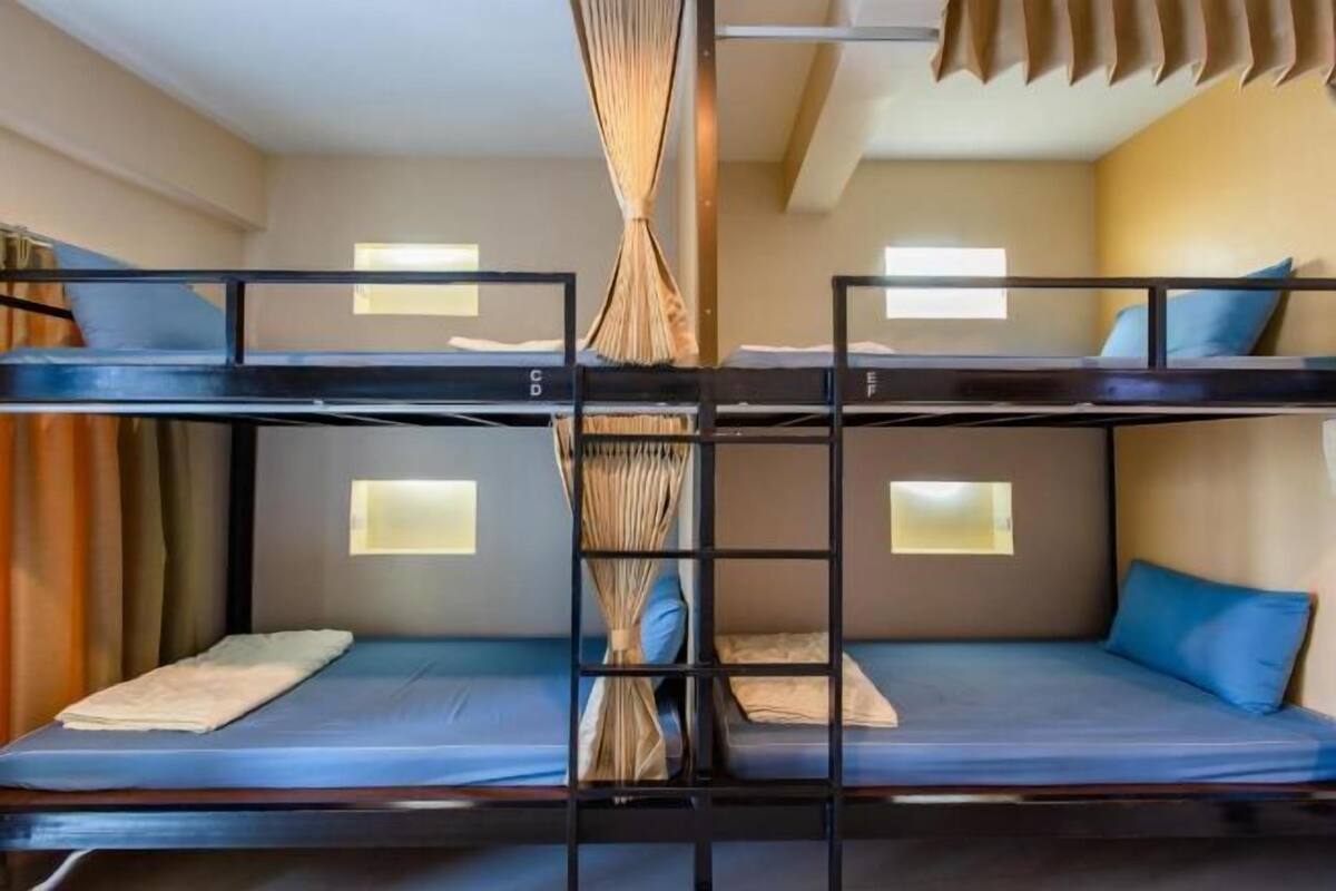 Blackout curtains, iron/ironing board, free WiFi, bed sheets