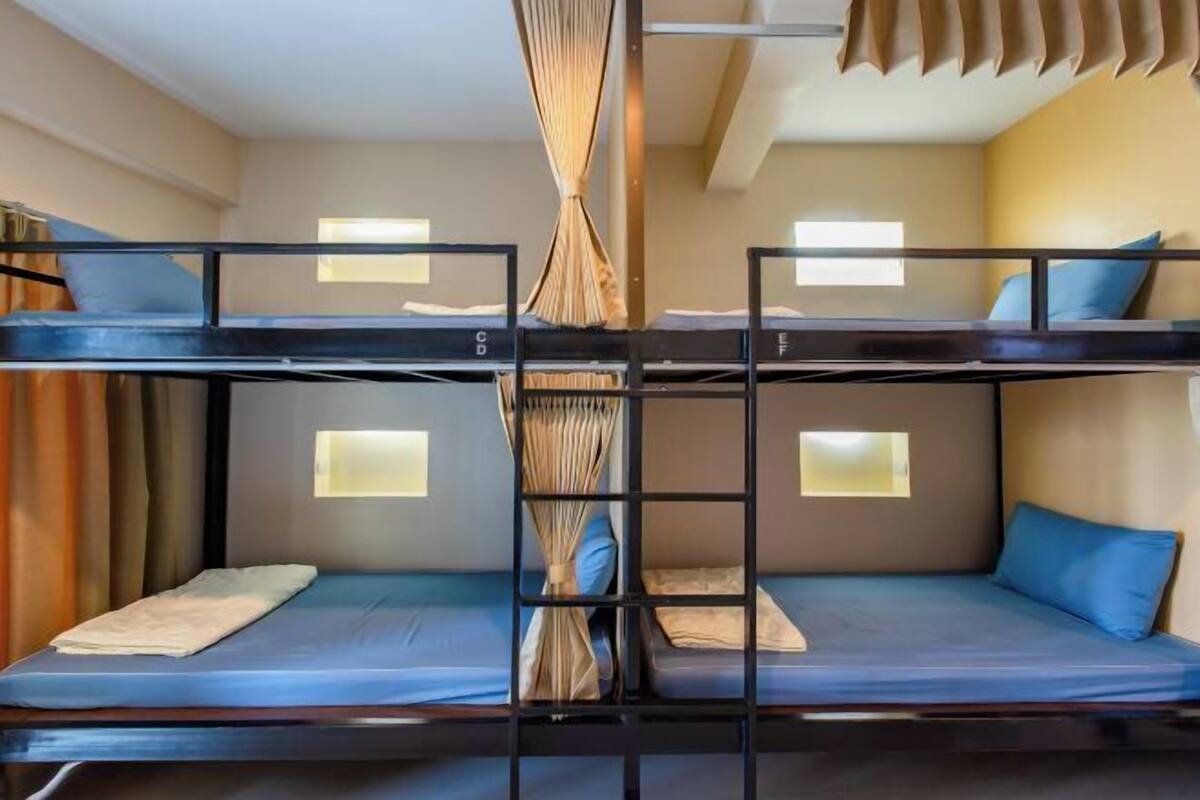 Blackout curtains, iron/ironing board, free WiFi, bed sheets