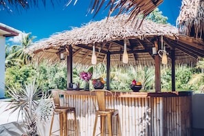 Apartamento, 1 habitación, terraza, vistas a la piscina | Balcón