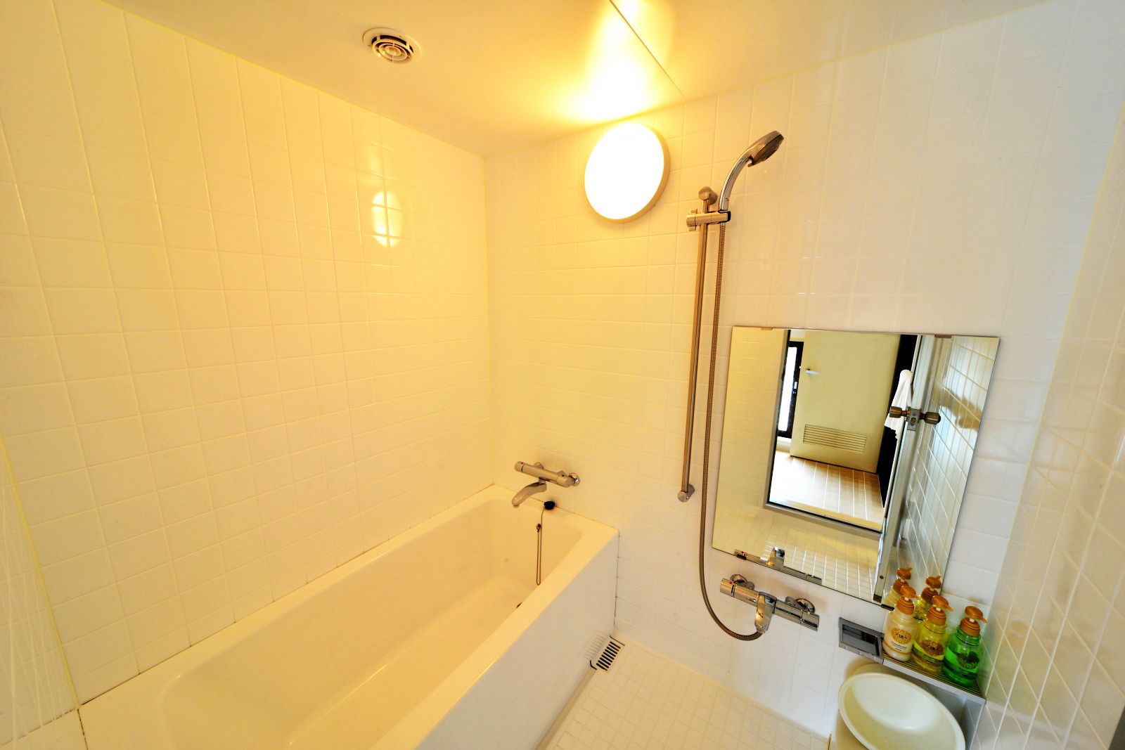 free toiletries, hair dryer, slippers, electronic bidet