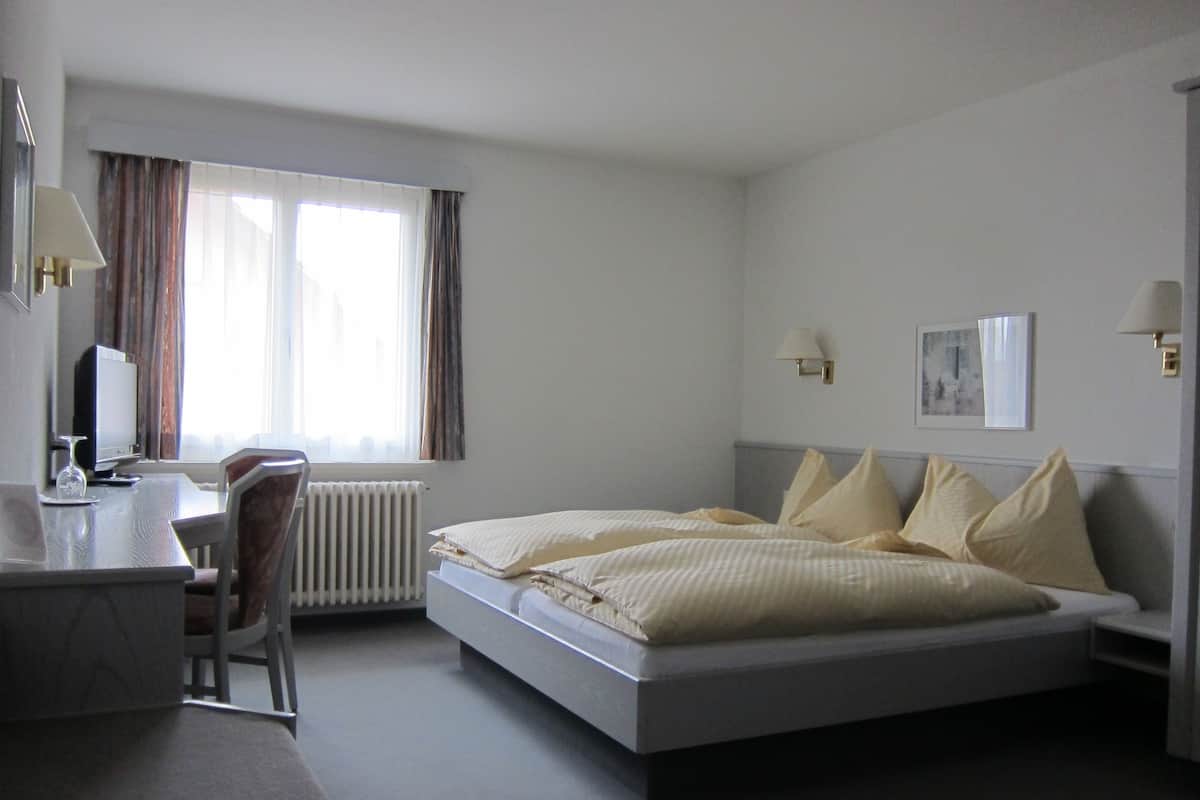 Double Room | Down comforters, pillowtop beds, desk, rollaway beds