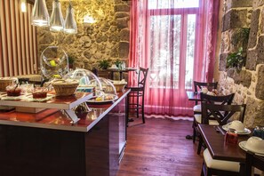 Daily buffet breakfast (EUR 12.50 per person)