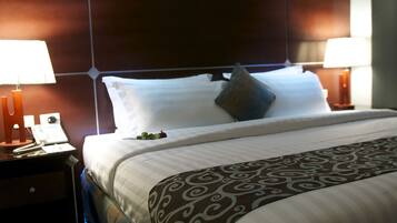 1 Schlafzimmer, hochwertige Bettwaren, Minibar, Zimmersafe