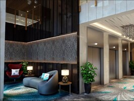 Sala de estar en el lobby