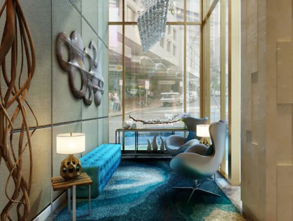 Sala de estar en el lobby