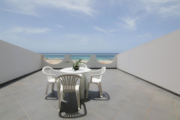 Penthouse, 1 Bedroom, Ocean View | Terrace/patio - Ca Jasmine (Boa Vista)