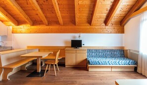 Studio | Living area | TV - Apartments Boè (Santa Cristina Val Gardena)