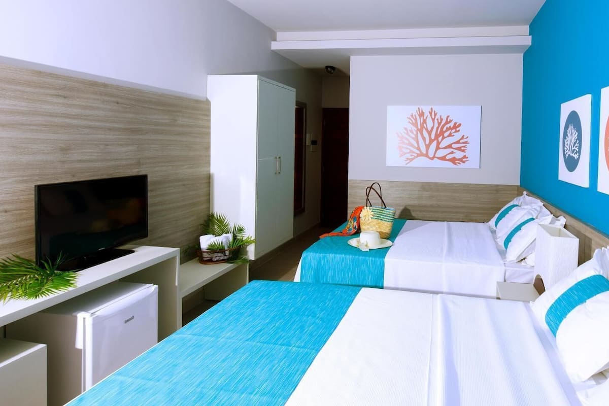 Minibar, in-room safe, blackout curtains, free WiFi