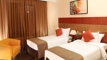 Standard Room, 2 Single Beds | Minibar, in-room safe, free cots/infant beds, rollaway beds