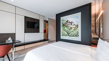 Comfort-Doppel- oder -Zweibettzimmer | Hochwertige Bettwaren, Zimmersafe, Schreibtisch