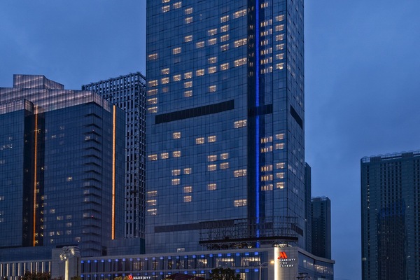 Front of property - evening/night