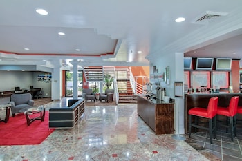 Interior entrance at The Link Hotel