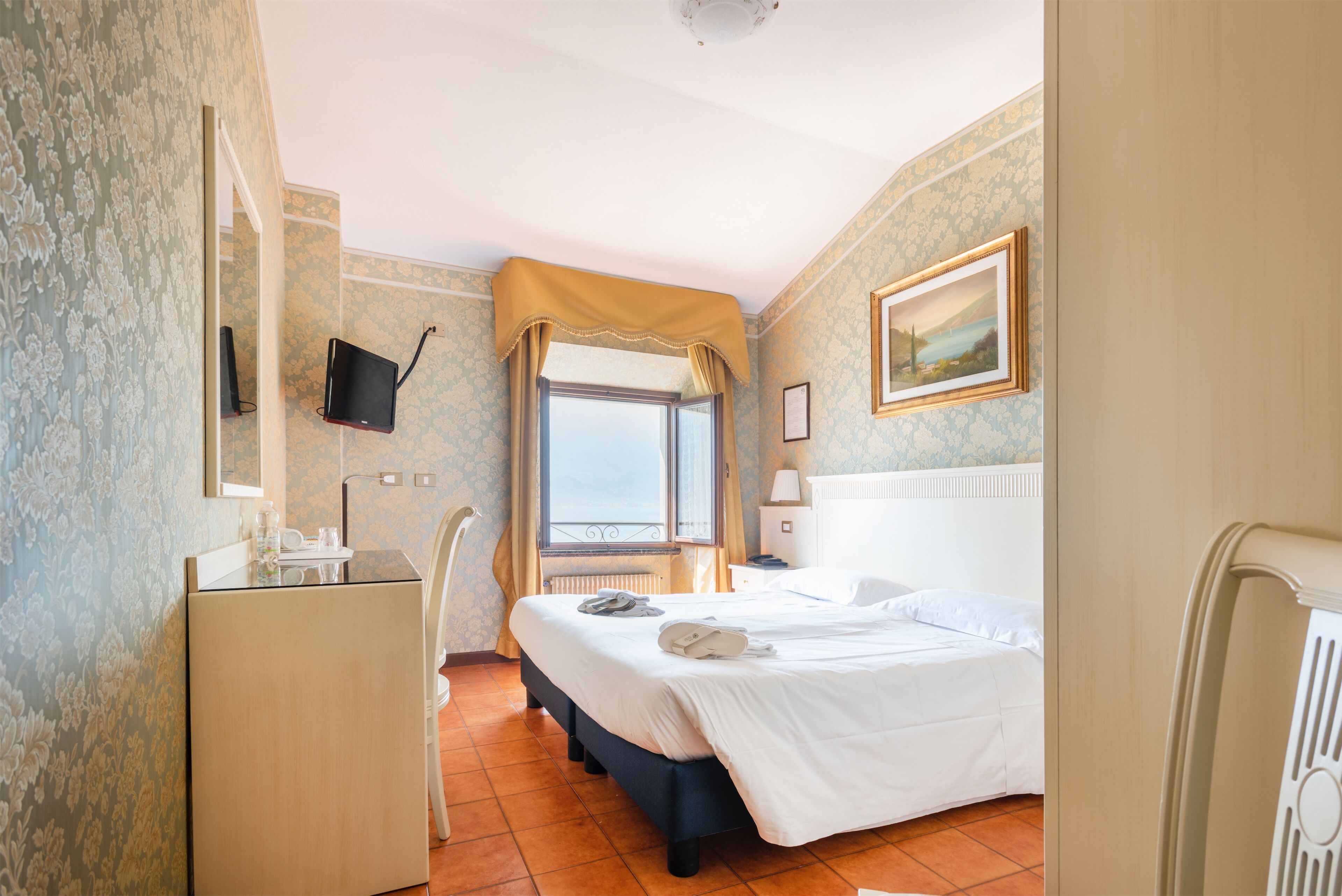 double or twin room, lake view | desk, free wifi