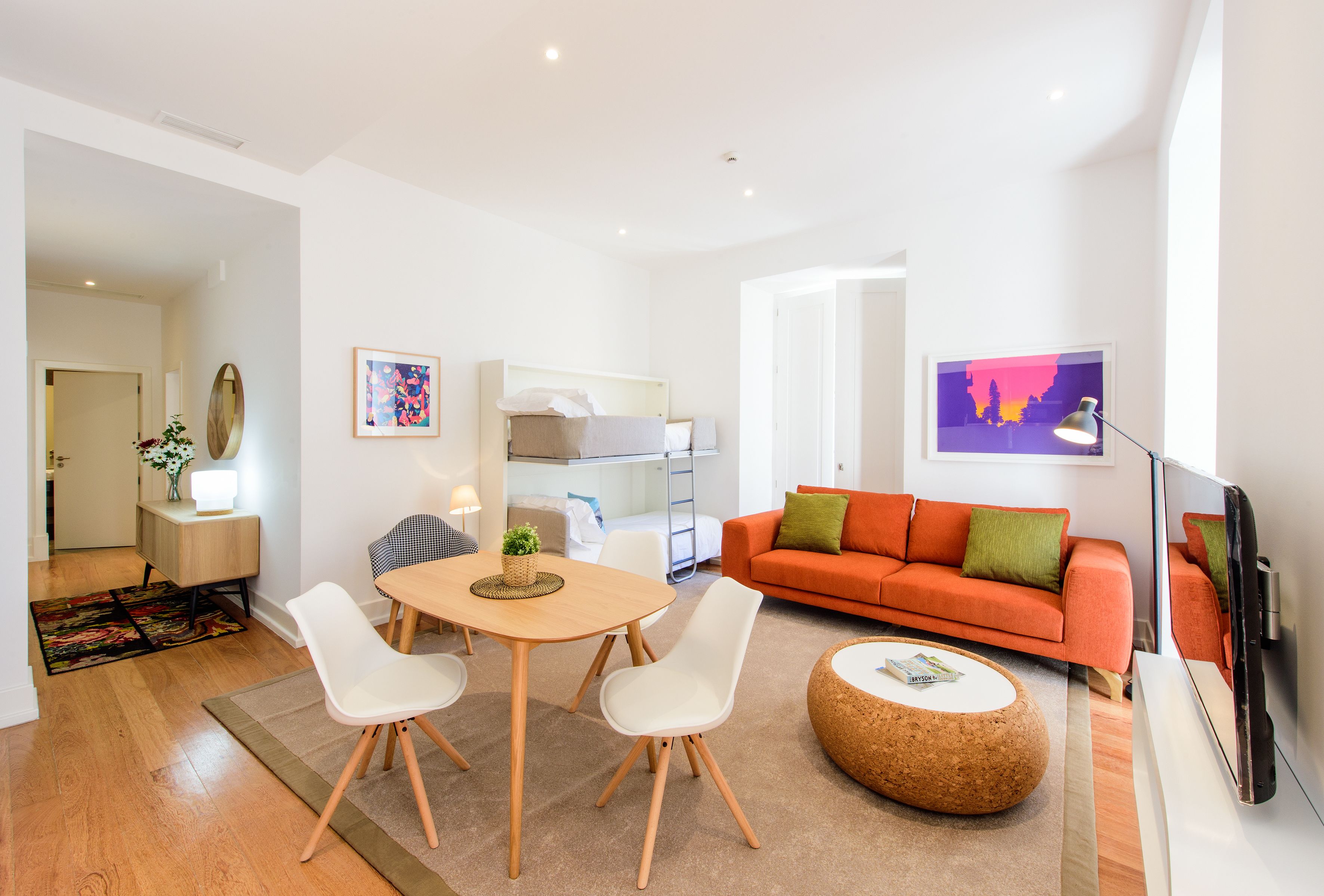 apartment, 1 bedroom (2 adults + 2 children) | living area | lcd tv