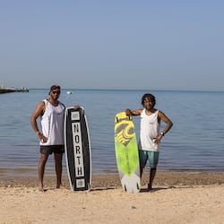 Surfing/boogie boarding