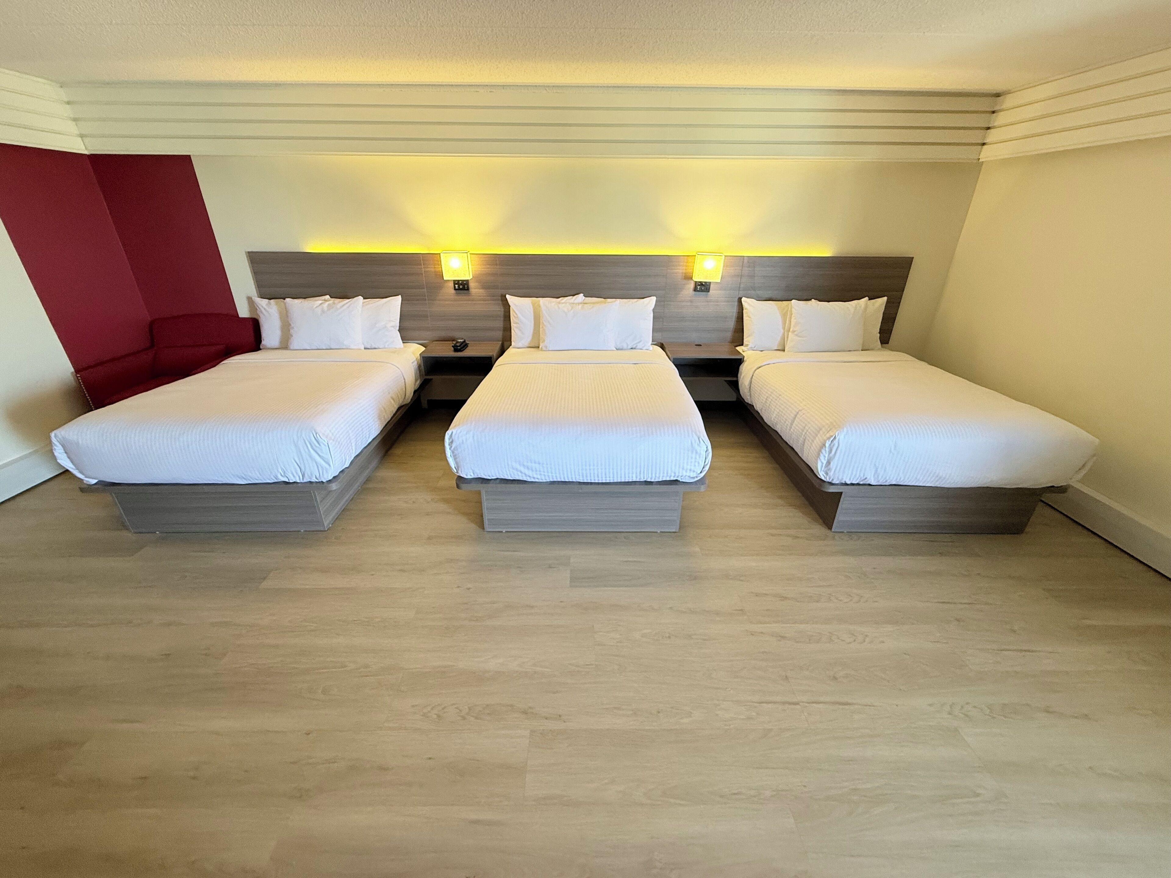 Chambre triple exclusive, 3 chambres | Système d’insonorisation, accès au Wi-Fi (inclus), literie fournie