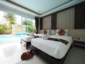 Superior Pool Access Twin Bed | In-room safe, desk, free WiFi - Lanta Fevrier Resort (Ko Lanta)