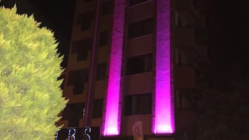 Front of property - evening/night