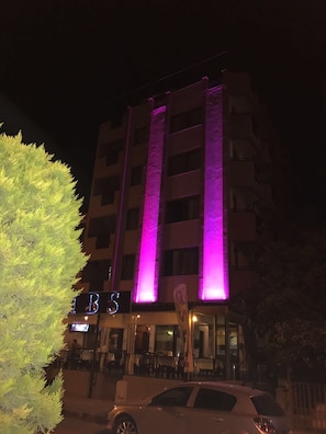 Front of property - evening/night