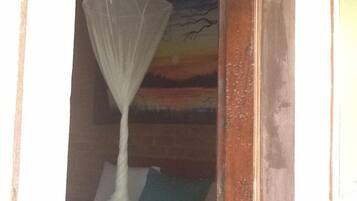 Bureau, rideaux occultants