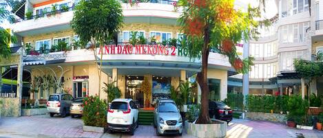 Overnatningsstedets facade