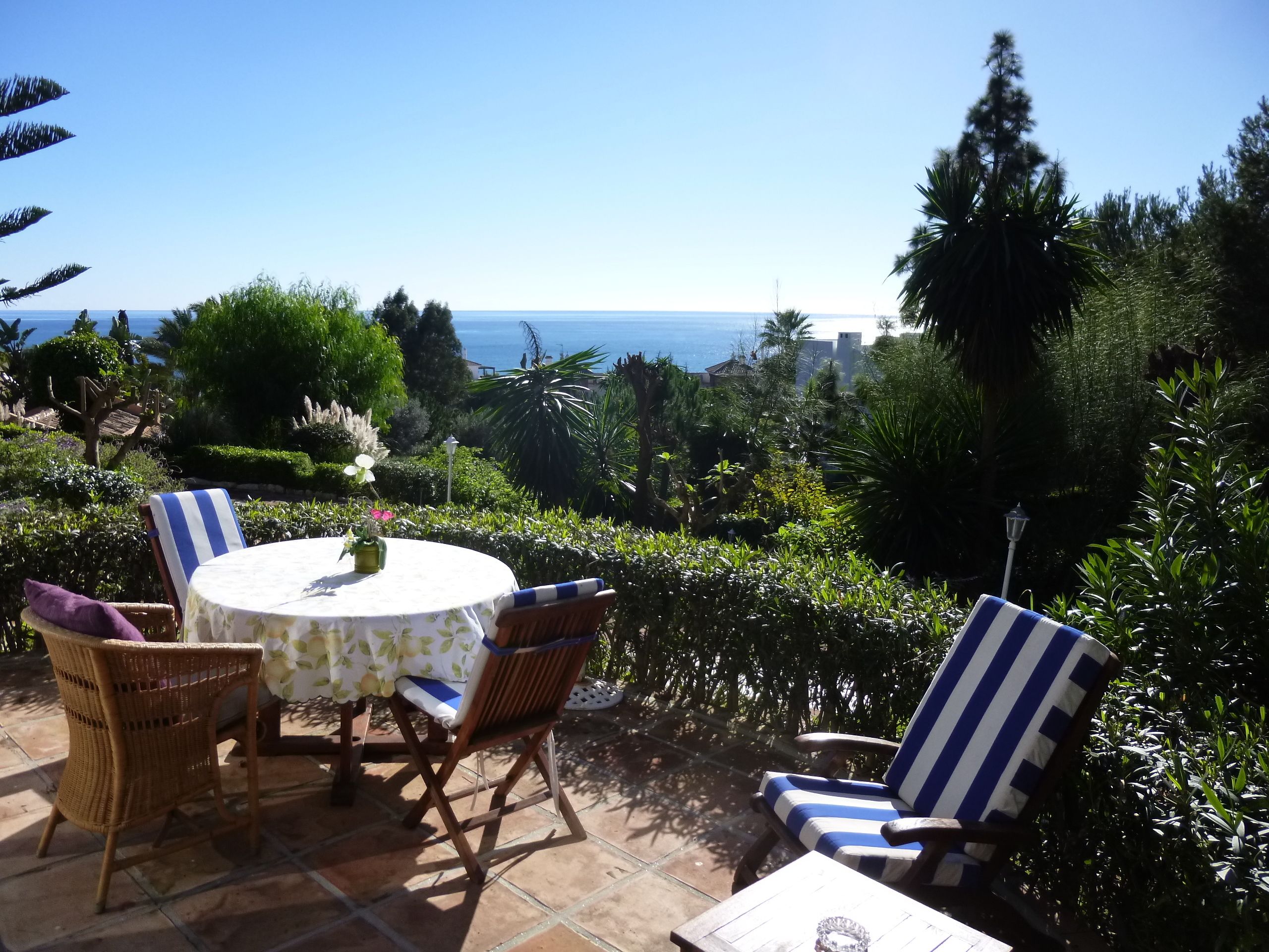 Comfort appartement, uitzicht op zee | Terras