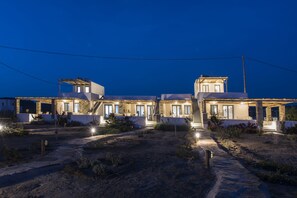 Front of property – evening/night