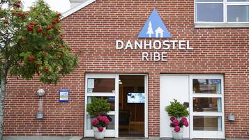 Overnatningsstedets facade