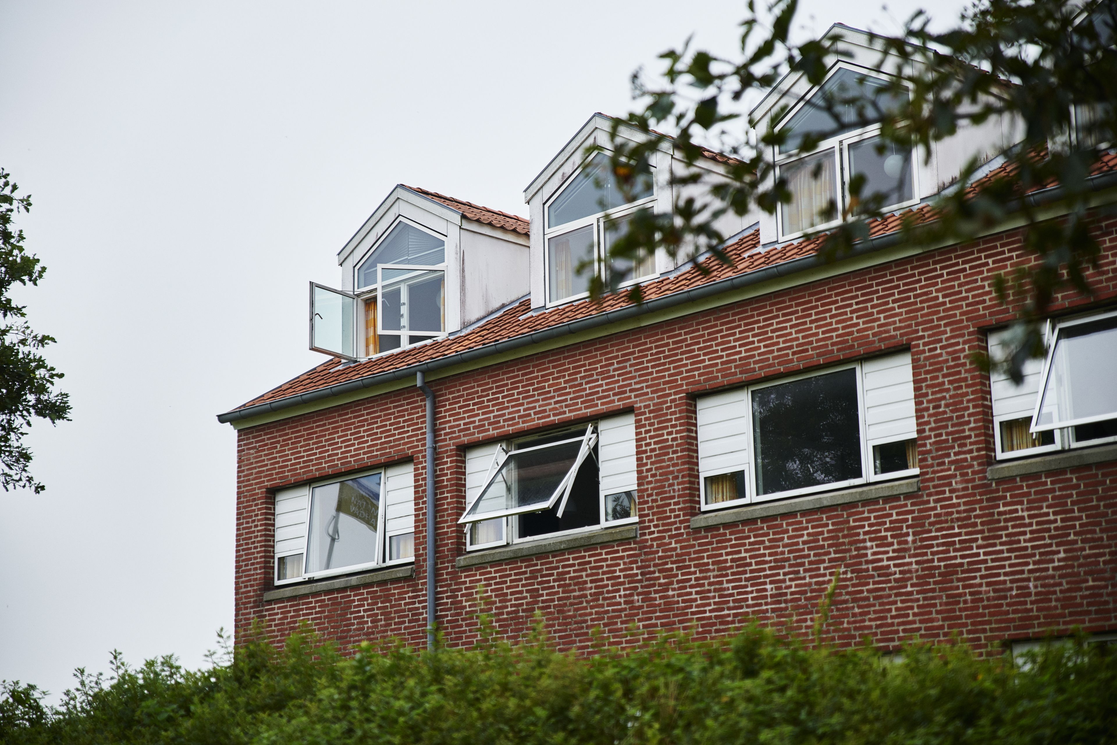 Overnatningsstedets facade