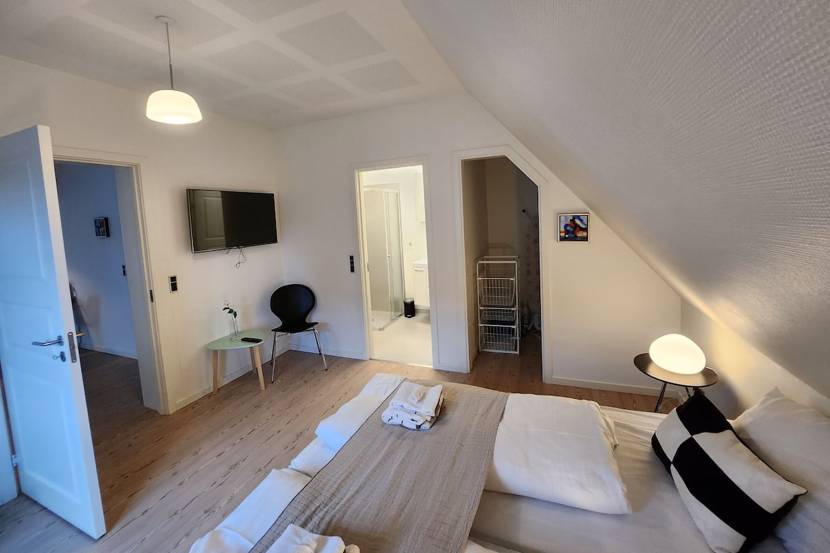 Loft Deluxe | 2 habitaciones, ropa de cama hipoalergénica y cortinas blackout
