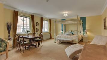 Quadruple Room, 2 Bedrooms | Hypo-allergenic bedding, blackout drapes, free WiFi, bed sheets