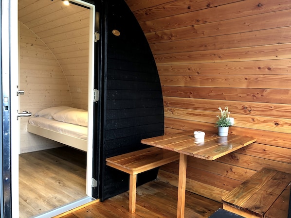 Desk, blackout curtains, iron/ironing board, free WiFi