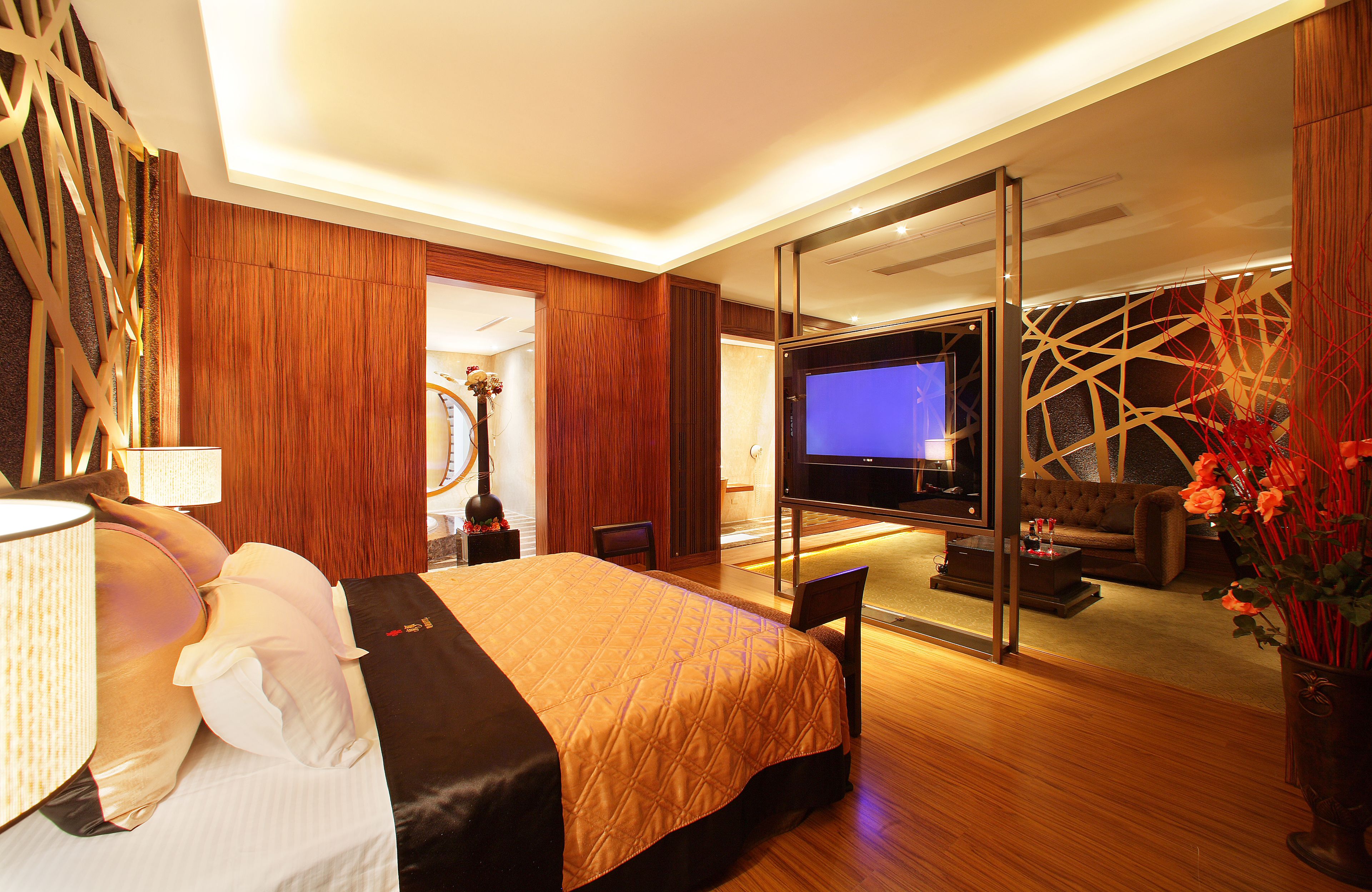 presidential suite | individually furnished, blackout curtains, free wifi, bed sheets