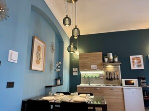 Deluxe appartement, 1 slaapkamer, kitchenette | Privékeuken