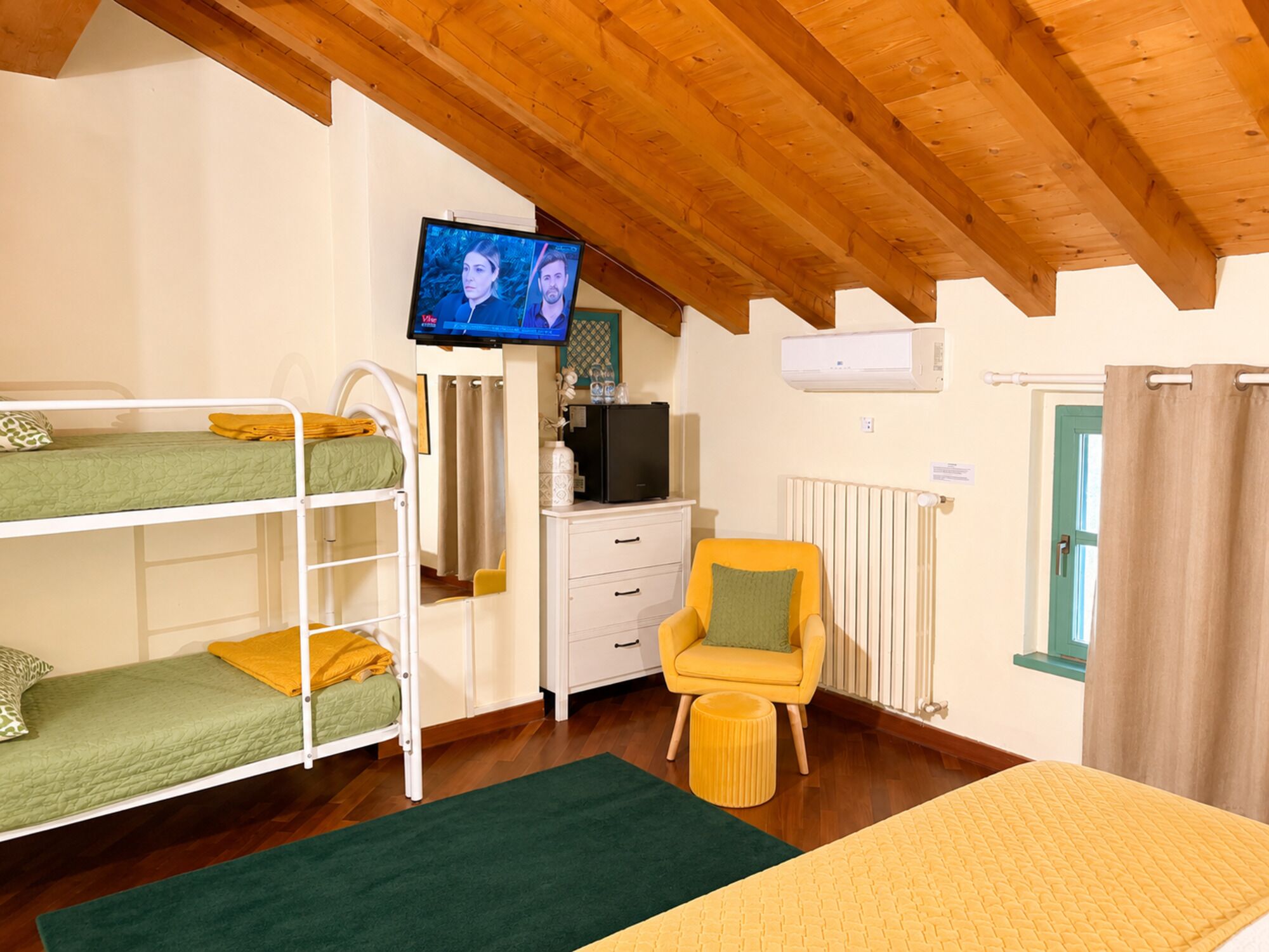 Family Quadruple Room, 1 Bedroom | Premium bedding, minibar, desk, WiFi (free)