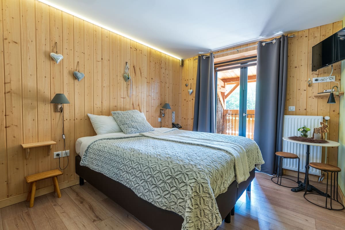1 habitación y ropa de cama de alta calidad
