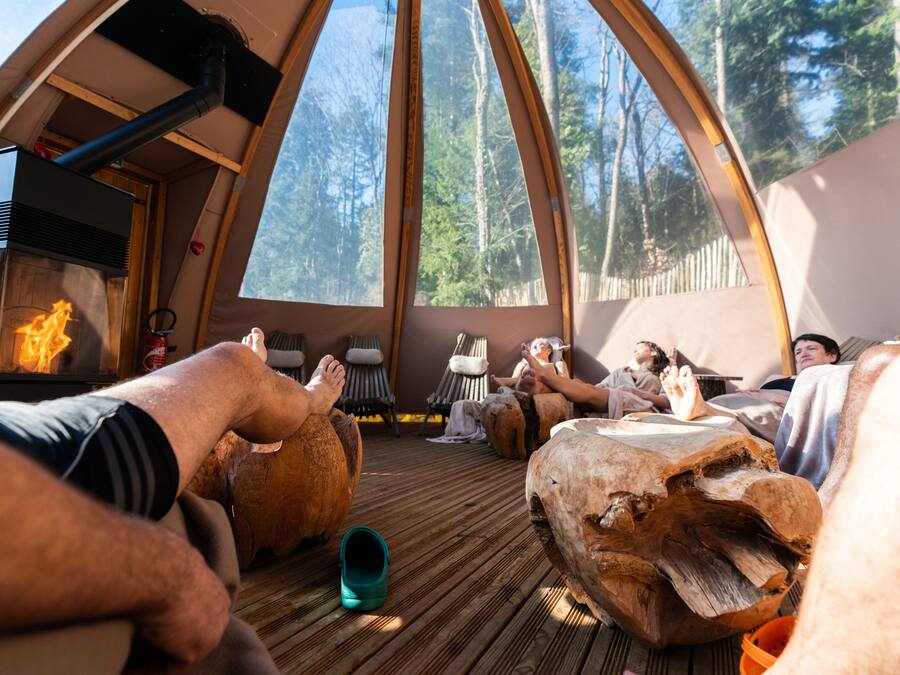 Behandlingsrom for par, badstue, boblebad, dampbad og tyrkisk bad/hamam